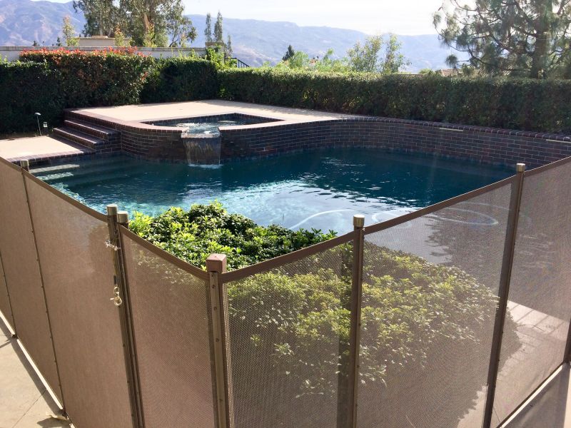 Finished Pool Fence