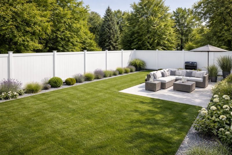 White Pvc Fence Installation in Wilmington, NC