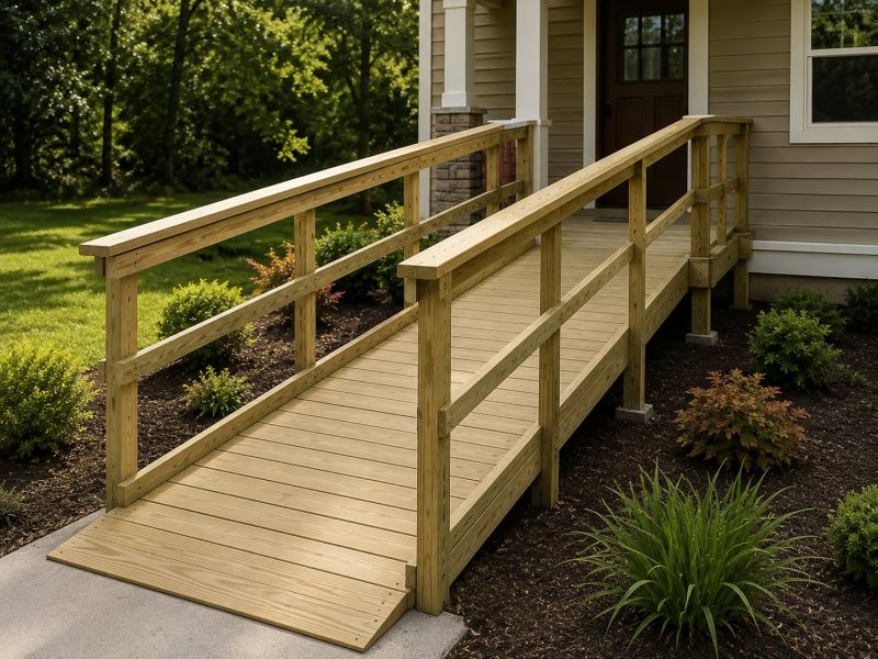 Wood Ramp Construction in Wilmington, NC