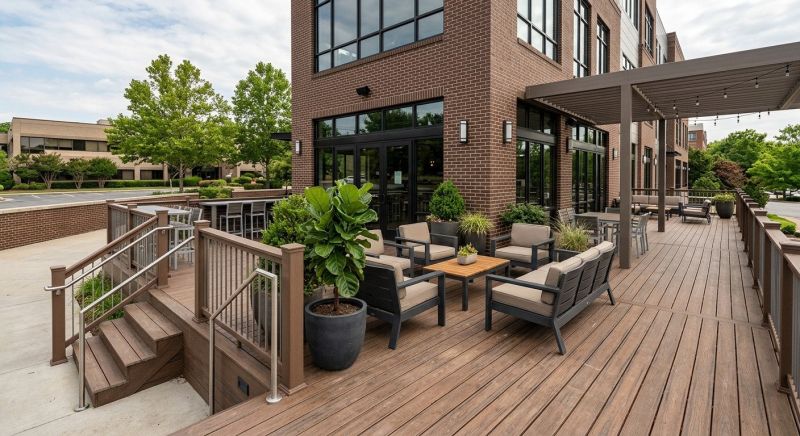 Wooden Patio Installation in Worcester, MA